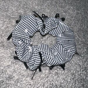 3 for $12 AE Black and White Checkered Scrunchie